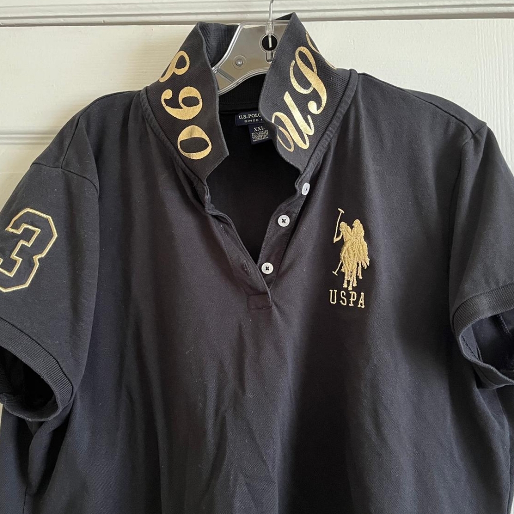 Black Polo| Brand: US Polo Assn. | Size:XXL
